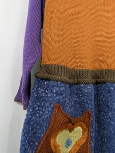 Oilily Girls Dress Jumper Adorable Fleece & Knit Size 10 140 *Super RARE!* - Picture 1 of 24