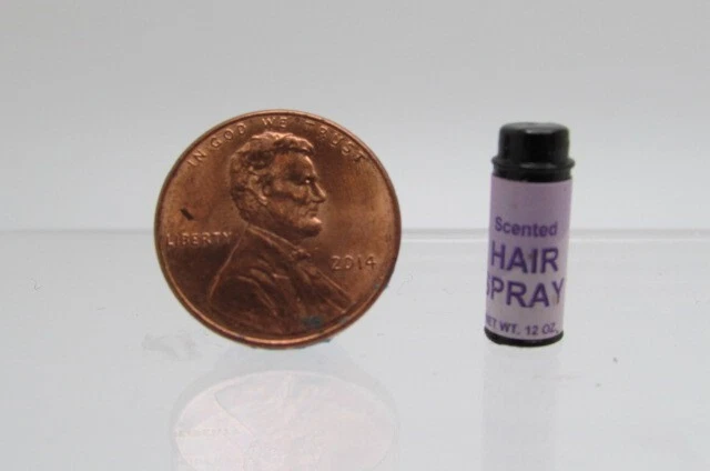 HUDSON RIVER Dollhouse Miniature Detailed Replica Hair Spray Bottle HR52001