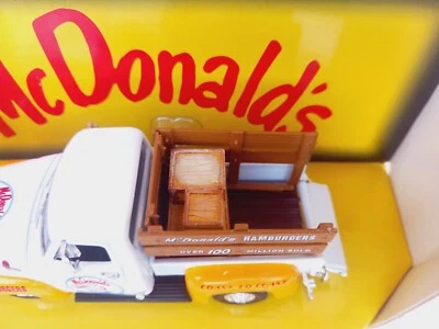 o scale matchbox 92623 1/43 1955 Ford F-100 McDonalds truck van pick up code3 - Image 1 of 4