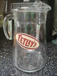 JARRA DE VASO DE CERVEZA/ALE TETLEY BITTER 4 PINTAS - Imagen 1 de 4