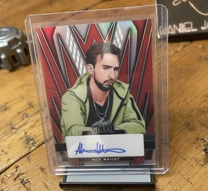 2025 Leaf Metal Poker Nick Wright Autograph /15 - Picture 1 of 3