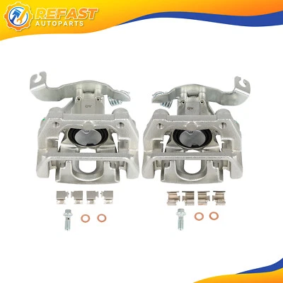 Juego de 2 pinzas de freno traseras izquierda derecha para Mercury Montego 2005-2007 con soporte Foto 1 de 2