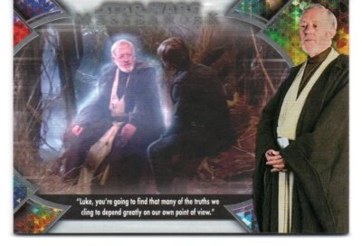 2022 Topps Star Wars Masterwork OBI-WAN KENOBI QUOTES Insert Card OB1-5 - Image 1 of 2