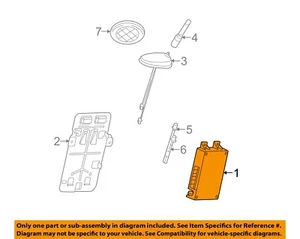 Used Telematics Interface Module fits: 2004 Chevrolet Suburban 1500 Communicatio - Foto 1 di 3