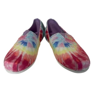 Skechers Women’s Size 10 Bobs Slip On Tie Dye Memory Foam Shoes Grateful Day - Picture 1 of 8