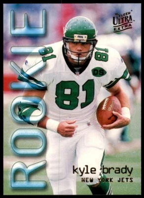 1995 Ultra #453 Kyle Brady JETS RC - Image 1 of 2
