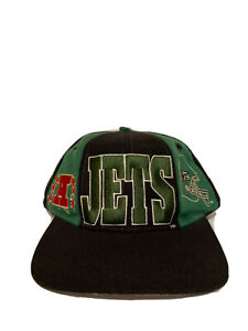 Vintage Drew Pearson Nee York Jets AFC Snapback Hat Wool & Acrylic 