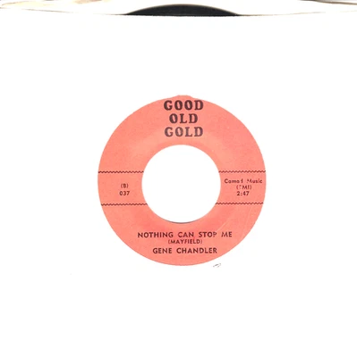 GENE CHANDLER:    NOTHING CAN STOP ME / THE CHARTS: DESERIE .. 45 RPM 8095 Foto 1 de 3