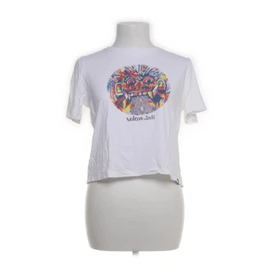 Volcom, T-shirt, Größe: XS, Weiß, Viskose, Print, Damen #33I - Bild 1 von 4