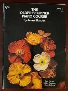 Curso de piano The Older Beginner nivel 1 por James Bastien 1977 WP32 nuevo nuevo sin usar - Imagen 1 de 8