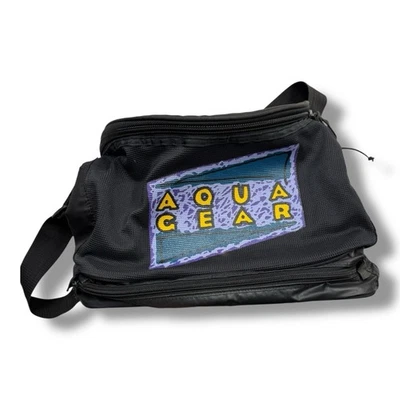 Bolso de malla de playa vintage Nike Aqua Gear negro raro años 90 80 Foto 1 de 4