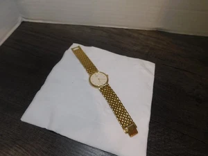 Vintage Citizen Quarzuhr Damen 32mm goldfarben 1020-S54562 braucht Batterie 8" - Bild 1 von 5