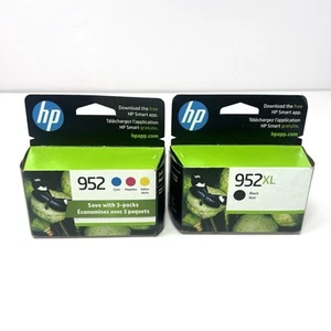 Confezione da 4 cartucce di inchiostro originali HP 952 952XL nero ciano magenta giallo OEM 2024-25 - Foto 1 di 4
