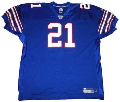 VTG AUTHENTIC WILLIS McGAHEE BUFFALO BILLS NFL REEBOK JERSEY 56 SEWN RARE! - Image 1 of 4