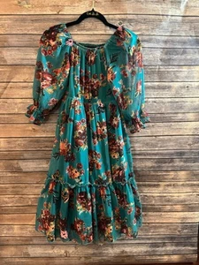 Joyfolie Kandice Dress in Aegean Ikat - Picture 1 of 8