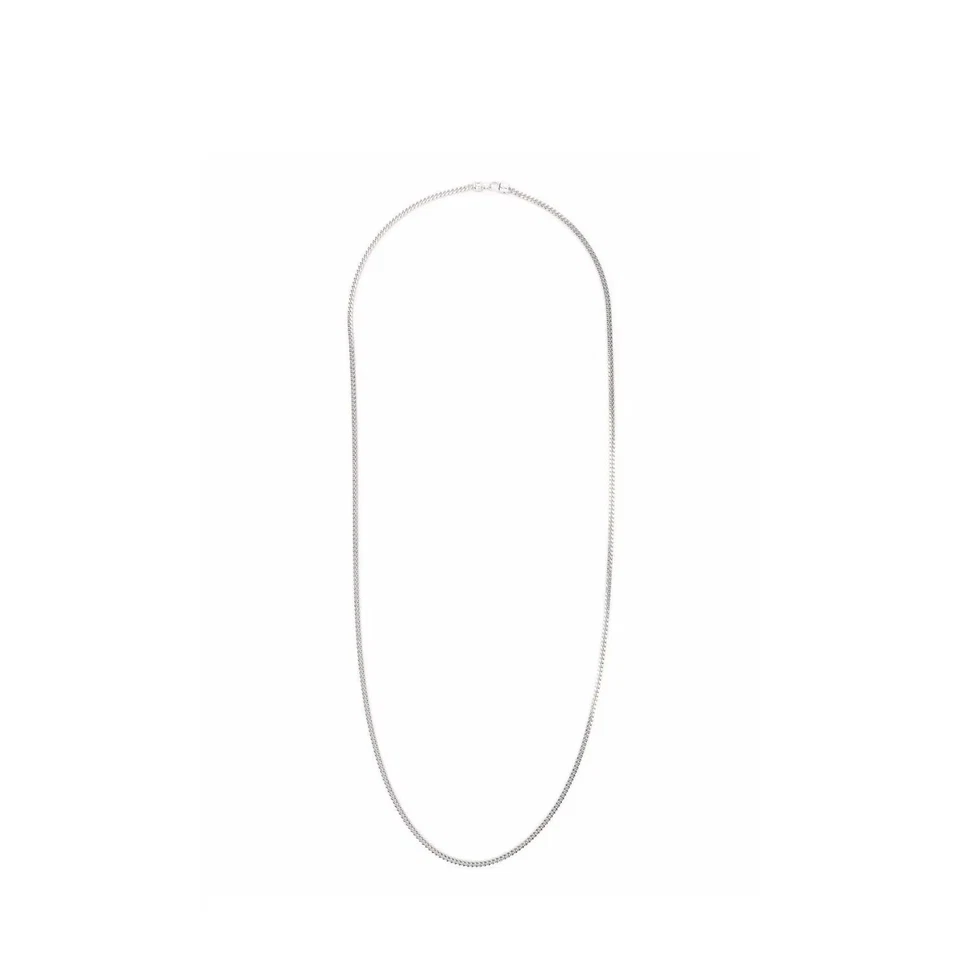 Collar de cadena de plata esterlina 925 fina TOM WOOD para hombre M - 24,5 pulgadas PVP 149 Foto 1 de 4