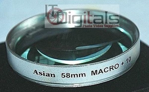 58mm Macro +10 Close-Up Lens Filter For SLR DSLR Film Digital Silver 58 mm - Picture 1 of 1