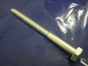 Cabeza hexagonal 10 mm x 125 mm tornillo de carro brillante galvanizado - Imagen 1 de 3