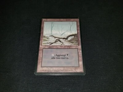 MTG 1x Revised basic land LP Italian FBB Swamp (Low branch) - ships w/ trackin - Image 1 of 4