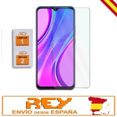 REY® Protector Pantalla XIAOMI REDMI 9 - 9A - 9C - 9AT - 10A Vidrio Templado p1370 vr