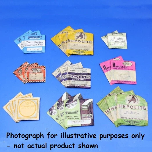 Piston Ring 6 cyl set 39520, 020 O/S. Jaguar, Daimler models detailed. (19866) - Imagem 1 de 1