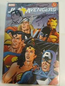 JLA AVENGERS #1 DF SIGNED BY GEORGE PEREZ & TOM SMITH 8/99 COA - Bild 1 von 5