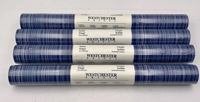 2 rollos de revestimientos de pared de vinilo macizo con impresiones Westchester 56,37 cuadrados ft. Por rollo-NUEVO Foto 1 de 4