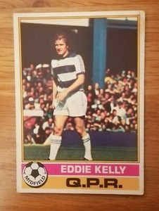Topps Red Back Football Cards 1977 #196 Eddie Kelly - QPR