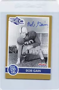 1991 Hoby Stars of the SEC #180 Bob Gain Kentucky autografato *K6869 - Foto 1 di 2