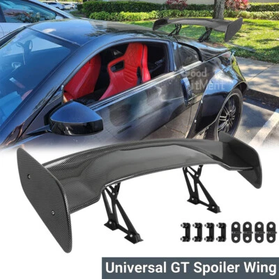 Alerón trasero 57" de fibra de carbono estilo GT para Nissan 350Z 2003-2009 Foto 1 de 4