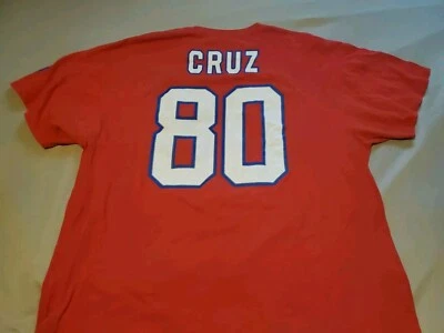 NFL New York Giants NFL Victor Cruz 80 Hombres Camiseta Roja XL Foto 1 de 4