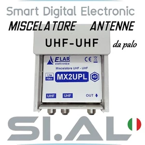 Miscelatore 2 antenne UHF due ingressi 1 uscita filtro LTE con DC - Foto 1 di 3