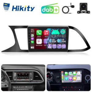 DAB+ 8Core 4+64GB Android13 CarPlay Autoradio Für Seat Leon 5F GPS Navi WiFi RDS - Bild 1 von 19