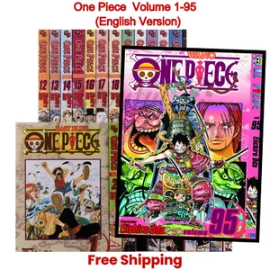 ONE PIECE Manga by Eiichiro Oda Vol 1-95 Comic Book Eng Ver-Price for 1 Volume - Picture 1 of 100