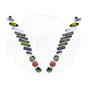 RatMally StickerDrop Race Sponsor Stack - Adesivi, Decalcomanie Grafica, Universale - Foto 1 di 2