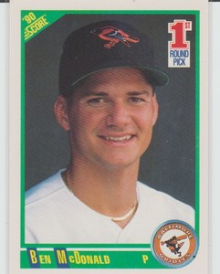 BEN MCDONALD ~ Near Mint ~ Orioles Baseball Card #680 ~ Score 1990 ~ DISCOUNTS
