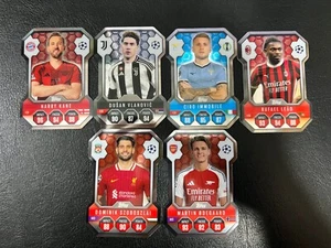 Topps Match Attax 2025 Shield Rare Shiny Near Complete Set 6 Football Cards NM - Picture 1 of 1
