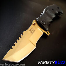 9" M-Tech GOLD Spring Tracker Assisted Open Folding Pocket Knife Tactical Combat