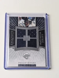 Upper Deck Exquisite 2006 Philip Rivers Chargers Quad Game Used Patch NFL /75 - Picture 1 of 2