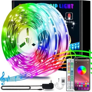 Colorful LED Strips Lights Flexible Color Changing 5050 RGB Strip Tape Light 20m - Picture 1 of 7
