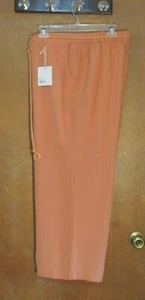 Ladies "Lauren Conrad" Size M, Blush Rush(Orange), Pull On Belted Wide Leg Pants - Picture 1 of 4