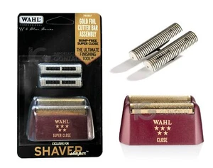 Wahl 7031-100 5 Star Series Shaver Shaper Gold Replacement Foil and Cutter Bar - Picture 1 of 7