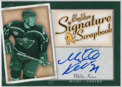 * 2005-06 UD Beehive - Signature Scrapbook #SS-MK - MIKKO KOIVU - Image 1 of 2