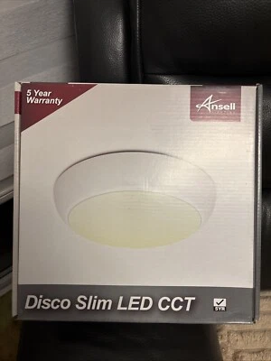ANSELL LIGHTING Ansell ADSILED1/CF Disco Slim 1 LED CCT CF 8W Badleuchte