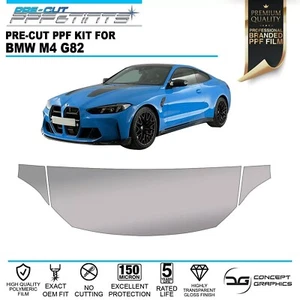 Película protectora contra arañazos con chip de piedra capó y alas para BMW M4 G82 - Imagen 1 de 4