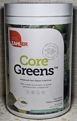 Suplementos nutricionales en polvo Zahler Core Greens superalimento mezcla de jugo verde 26/02 Foto 1 de 3