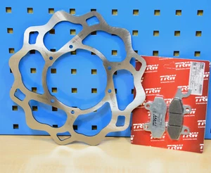 Bremsscheibe + Bremsbeläge vorne für Aprilia RX125 RX 125 ab 2018 Bremsklötze - Bild 1 von 1