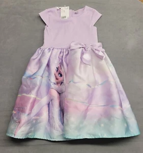 H&M Elsa Frozen Dress 6x/7 Years Party Purple Elsa Spring - Picture 1 of 5