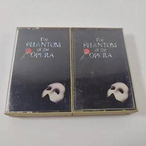 The Phantom Of The Opera Soundtrack Cassette Tapes (Polydor 1987) Act 1 & 2 - Picture 1 of 5