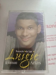 LUIGUE ARIAS,  NUEVECITO DE CAJA, MONTAÑO RECORDS BACHATAS CASSETTE SELLADO - Picture 1 of 2